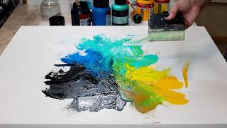 Palette Knife Magic - Bringing Rays of Color to Life in Abstract Art