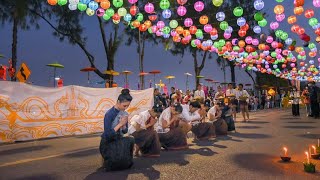 ลุ่มน้ำโขงน้อมใจ บุญสมมาบูชานาค โดย คณะเทคโนโลยี | ขบวนแห่กระทงสีฐานเฟสติวัล ปี 2565