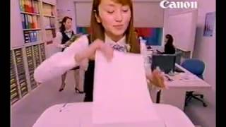 【CM】CANON　矢田亜希子