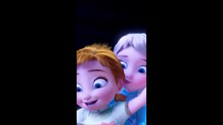 Frozen sisters love WhatsApp status