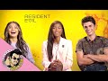 RESIDENT EVIL Stars Tamara Smart, Siena Agudong, & Connor Gosatti | Exclusive Interview (2022)