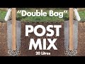 maxrete® lightweight post mix double bag.