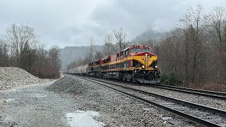 RARE!!!! ALL KCS CPKC 301 Running ACOT @ Deroche BC Canada 24FEB24 KCSM ES44AC 4715 Leading