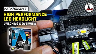 LED Car Headlight Unboxing and Overview | NOVSIGHT Nighteye N39 H1 LED Headlight