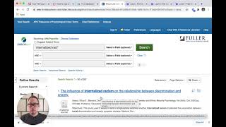 PsycINFO 1: Search Terms & Fields