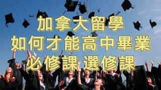 加拿大移民 | 高中教育篇。加拿大高中怎樣才能畢業？多少學分可以畢業？高中毕业难吗？多少分及格？加拿大有高考吗？今天純硬貨！