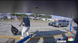 Search continues for gunman who robbed security guard