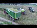 Maishäckseln 2023 Teil 10, LU B.Braunger mit Claas Jaguar 950,  Oberland Service Fendt 724, 722 [4K]