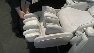 Synca Kangra Massage Chair Extendable Ottoman