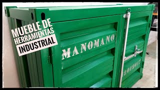 MUEBLE DE HERRAMIENTAS, ESTILO INDUSTRIAL