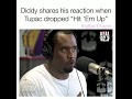 P. Diddy shares his reaction when 2Pac dropped 