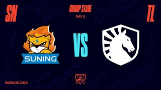 SN vs TL | Worlds Group Stage Day 5 | Suning vs Team Liquid (2020)