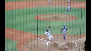 2013/05/29 NTT東日本・岩本康平遊撃手、先制犠牲フライ