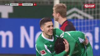 Resumen: Werder Bremen 2 Eintracht Frankfurt 1 - Jornada 23 Bundesliga