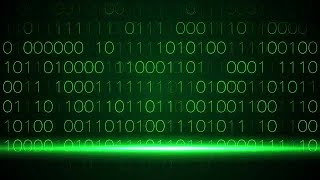 Digital Binary Data Scan Stock Motion Graphics