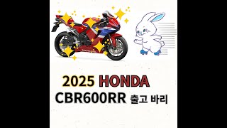 2025년식 CBR600RR 신차 출고 바리!