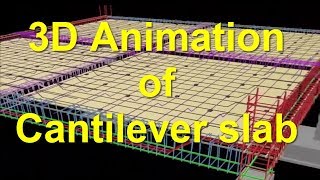 3D Animation of Cantilever slab