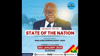 LIVE: President Akufo-Addo delivers his final State of the Nation Address