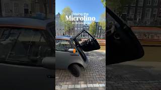 Driving the Microlino in Amsterdam #microlino #amsterdam