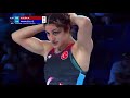 BRONZE WW - 57 kg: M. HULIDA (BLR) v. E. KAMALOGLU (TUR)