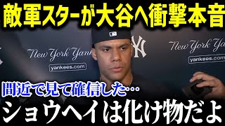 「翔平と会話もできないくらいだ」敵軍スター・ソト選手が大谷にまさかの衝撃本音！大谷にメロメロすぎる選手たちがヤバすぎる【海外の反応/MLB/メジャー/野球】