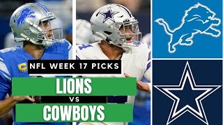 LIONS vs. COWBOYS | EXPERT Picks for NFL Week 17 | Beat the Closing Number