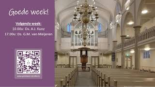 Middagdienst Oude Kerk Zeist - 15-01-2023, ds. P.J. Visser (H.C. zondag 52)