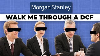 Watch me nail Morgan Stanley's interview question on DCF (Discounted Cash Flow)!