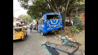 Accidente múltiple en Medellín dejó 14 heridos: impactante video