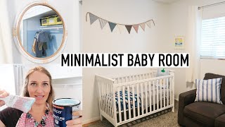 Minimalist Baby Room Tour - Before and After