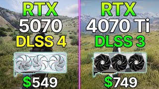 NEW RTX 5070 vs RTX 4070 Ti in 10 Games | 1440p