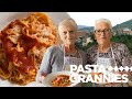 Sisters Rita and Elvira make fettuccine al ragù! | Pasta Grannies