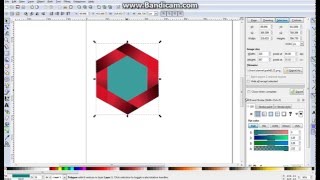 hexagonal vector design inkscape