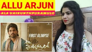 Ala Vaikunthapuramulo | Reaction | First Look | Allu Arjun, Pooja Hegde | BollyReacts