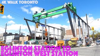 TTC Subway Eglinton Station - Eglinton West Station: 4K Slow Walk Toronto, Canada