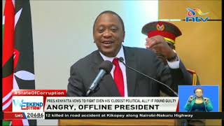 Uhuru's social media pulled down amidst rising tension on war against corruption