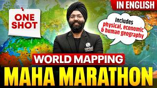 Complete World Mapping in One Video 🔥🔥| World Mapping in One Shot🔥🔥 | UDAAN 2026 in English📖📖