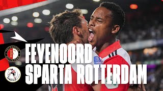 Rotterdam = 🔴⚪⚫! Highlights Feyenoord - Sparta Rotterdam | Eredivisie 2022-2023