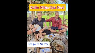 Tin cực vui Kalin nhận quà noel quà tết quá nhiều khi đang ăn cơm cùng chồng