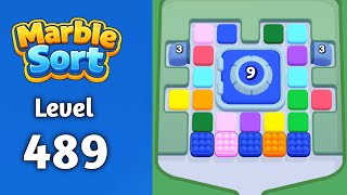 Marble sort Level 489 walkthrough solution