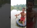 fishing video 🤩😍ஆற்றில் பிடித்த ராட்சத 🦐 இறால் prawn fish villagelife fishingvideo shorts