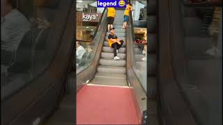 Types of people on escalators 😂 #funny #comdey #SHORTS #shot video