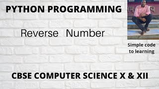 7: Reverse Number Program In Python (Hindi)