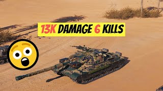 WZ-111 model 5A 13K Damage 6 Kills World of Tanks