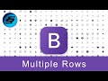 Multiple Rows - Bootstrap 5 Alpha Responsive Web Development and Design