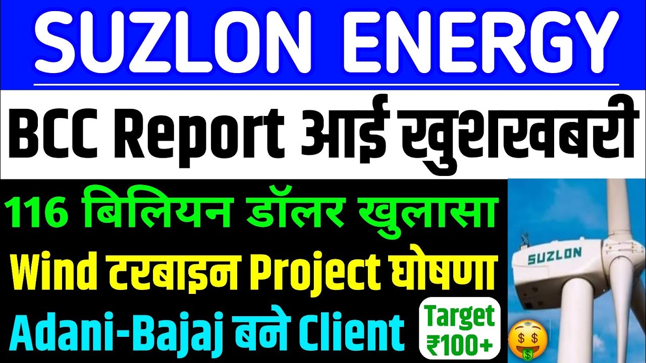 Suzlon Energy Share BCC Report आई खुशखबरी? | Suzlon Energy Share Big ...