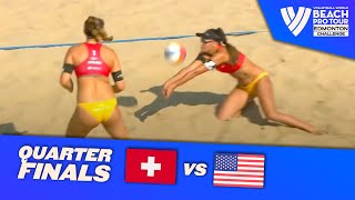 Esmée/Zoé vs. Scoles/Flint - Quarter Finals Highlights Edmonton 2023 #BeachProTour