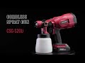 worcraft csg s20li cordless spray gun product details