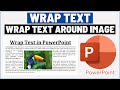 How to Wrap Text in PowerPoint | Wrap Text Around Image in PowerPoint