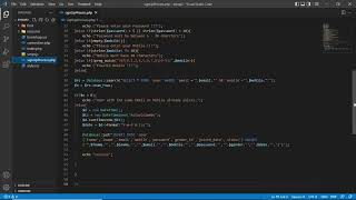 eShop | Program the user signup process including input validation | Video 2